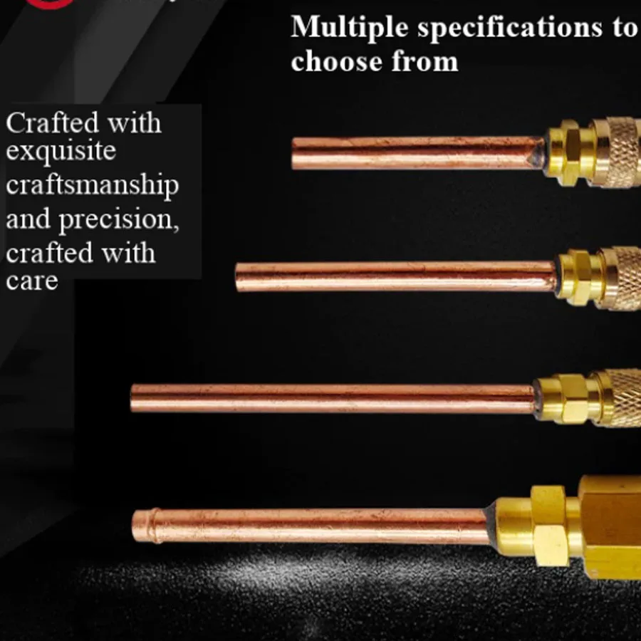 Refrigerator air conditioner - fluorine one-way valve top needle valve refrigerant filling valve air interface copper tube