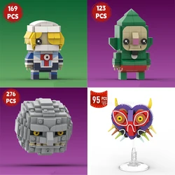 NEW MOC Zeldaed Brickheadz Sheik Tingled Moon Model Building Blocks Set Game Action Figures Assemble Bricks Toys Birthday Gifts