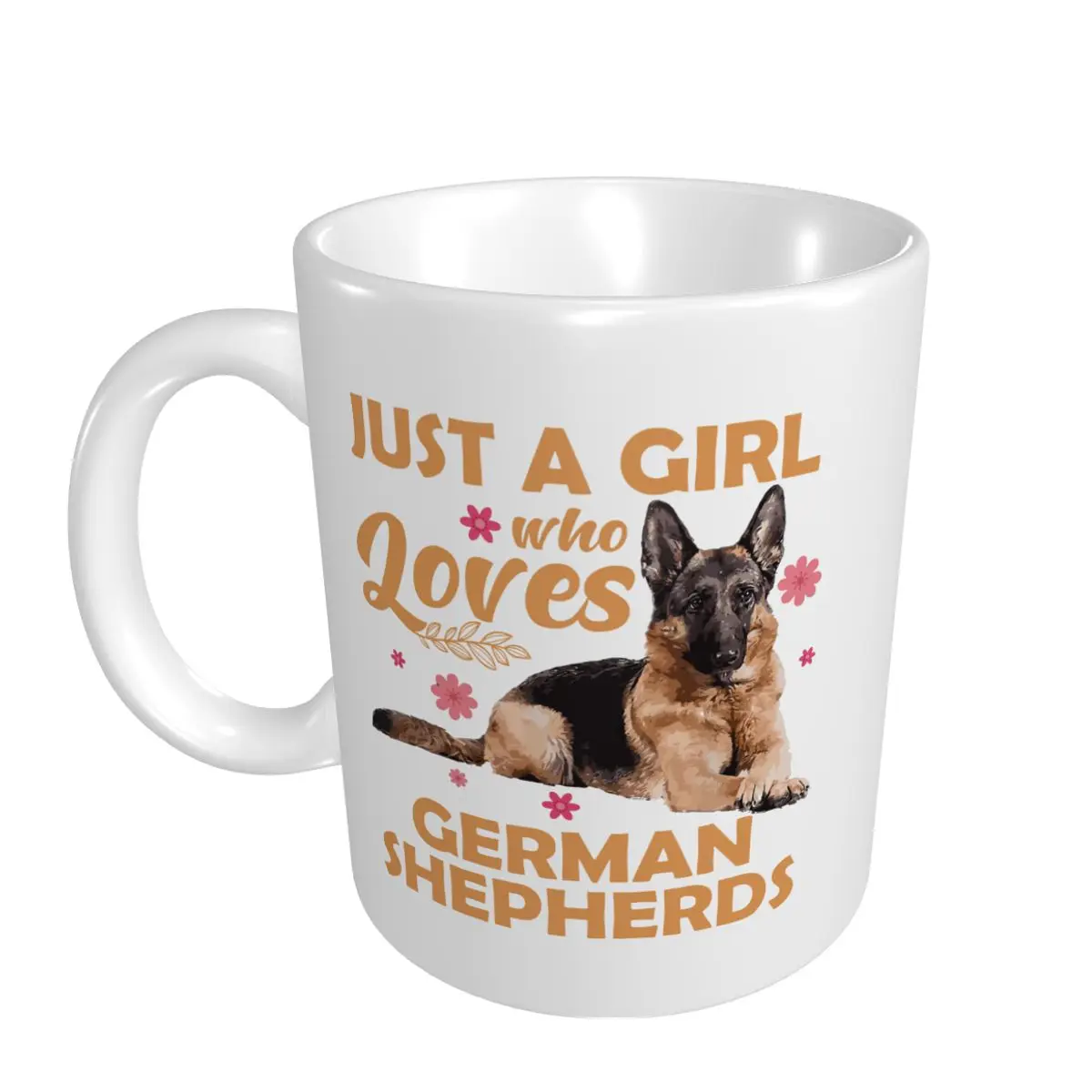 Mark Cup Mug Funny German Shepherd Art Dog Lovers Coffee Mugs Tea Milk Water Cup Travel Mugs For Office Home