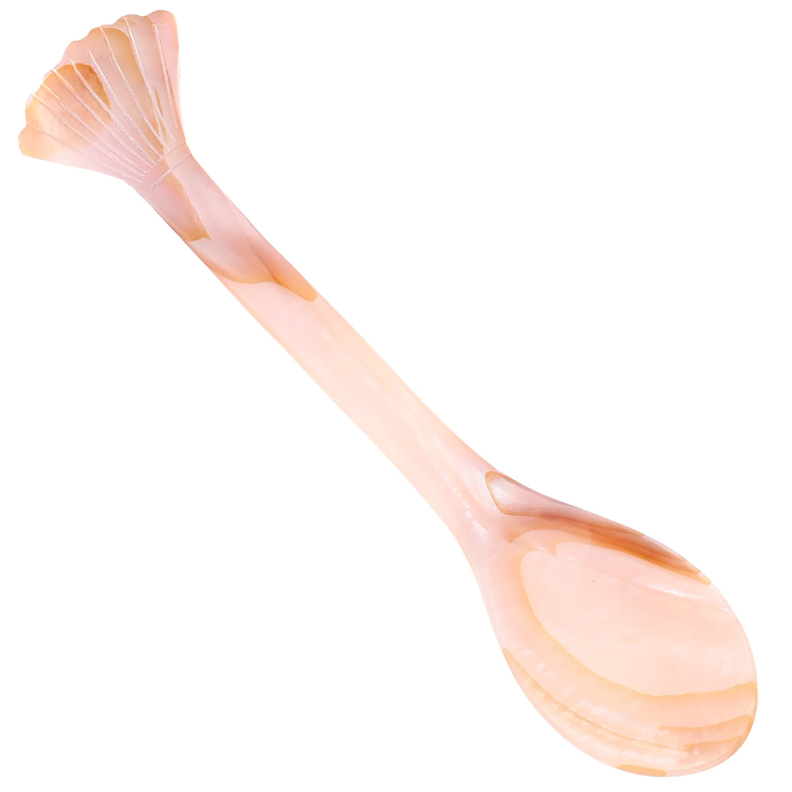 

Coffee Spoon Shell Design Detailed Workmanship Polished Practical Tea Mixers Sugar Spices Seasoning Spoon Caviar Spoons