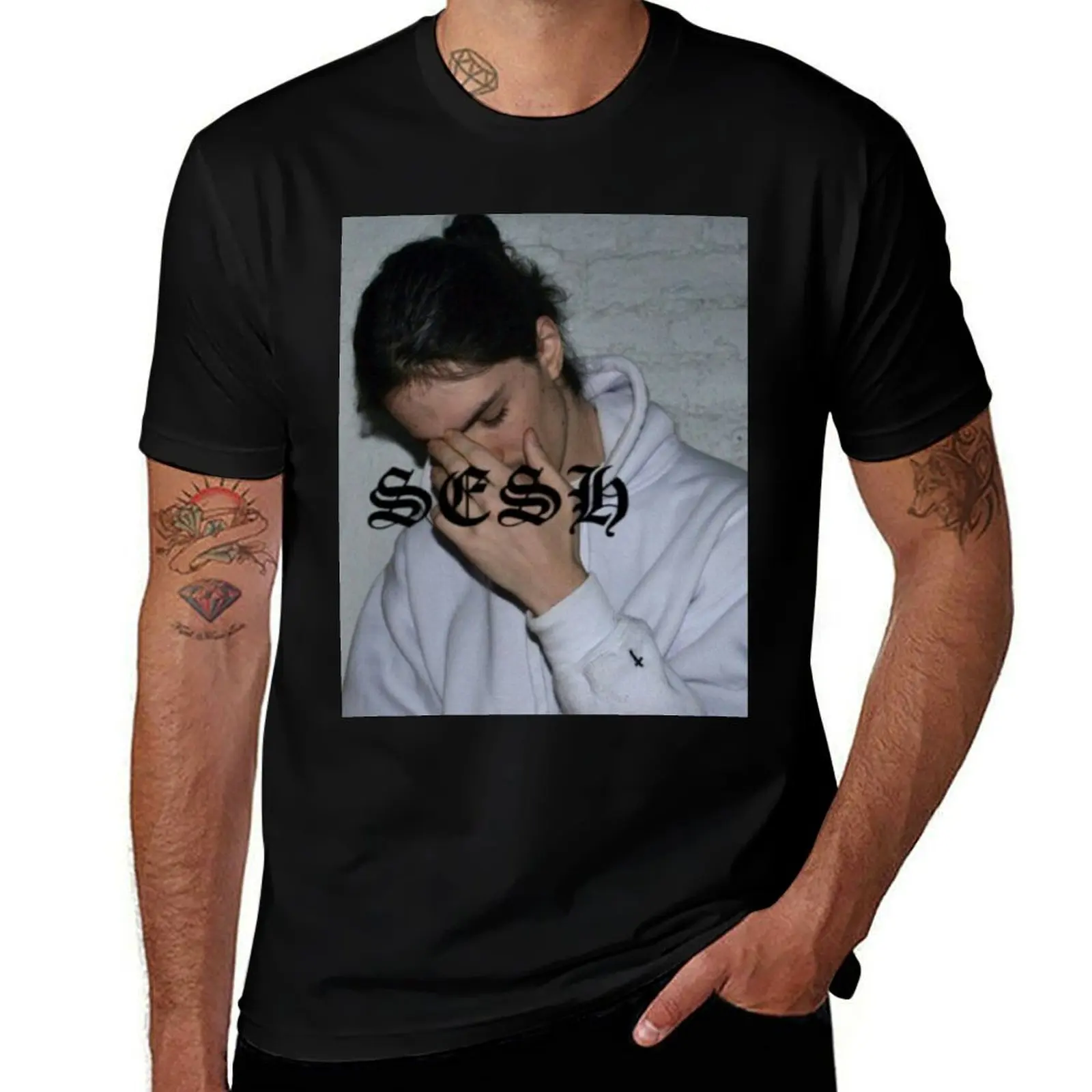 SESH BONES T-Shirt Work Wear Short Sleeve T-Shirt