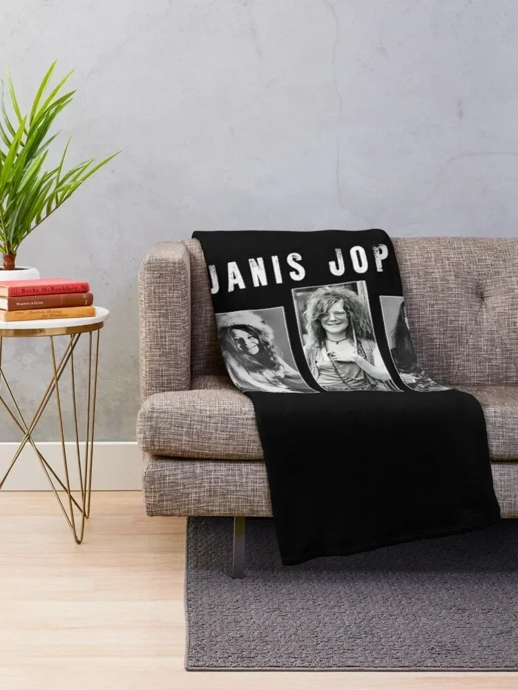 Vinagge Janis-Joplin art Throw Blanket warm winter Extra Large Throw Moving Blankets