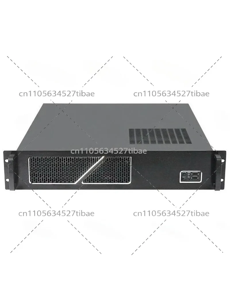 Rack Pc Chassis  2u Short Rackmount Chassis with 3 Internal 3.5