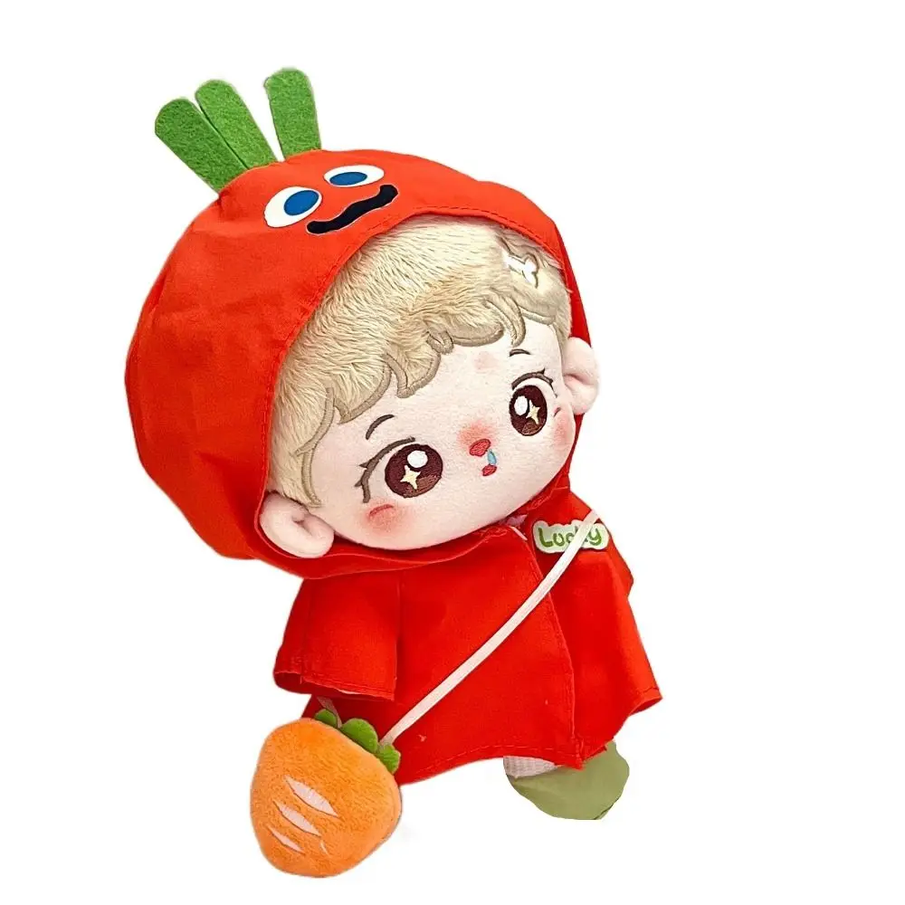 

Модная хлопковая кукольная одежда «сделай сам», мини-мультяшная кукла, плащ, подарок, мультистильный комбинезон для куклы для 20 см, хлопковая кукла