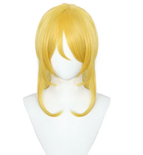 Princess Bowsette Cosplay Wig Gold Pigtail Peach Koopa Bowser Role Playing Adult Synthetic Hair Wigs