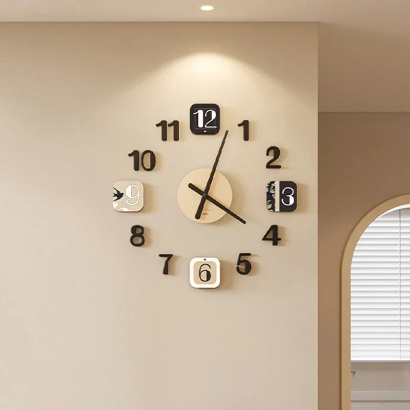 

Minimalist Digital Wall Watch Korean Living Room Bathroom Silent Nordic Creative Clock Wall Bedrooms Duvar Saati Home Design