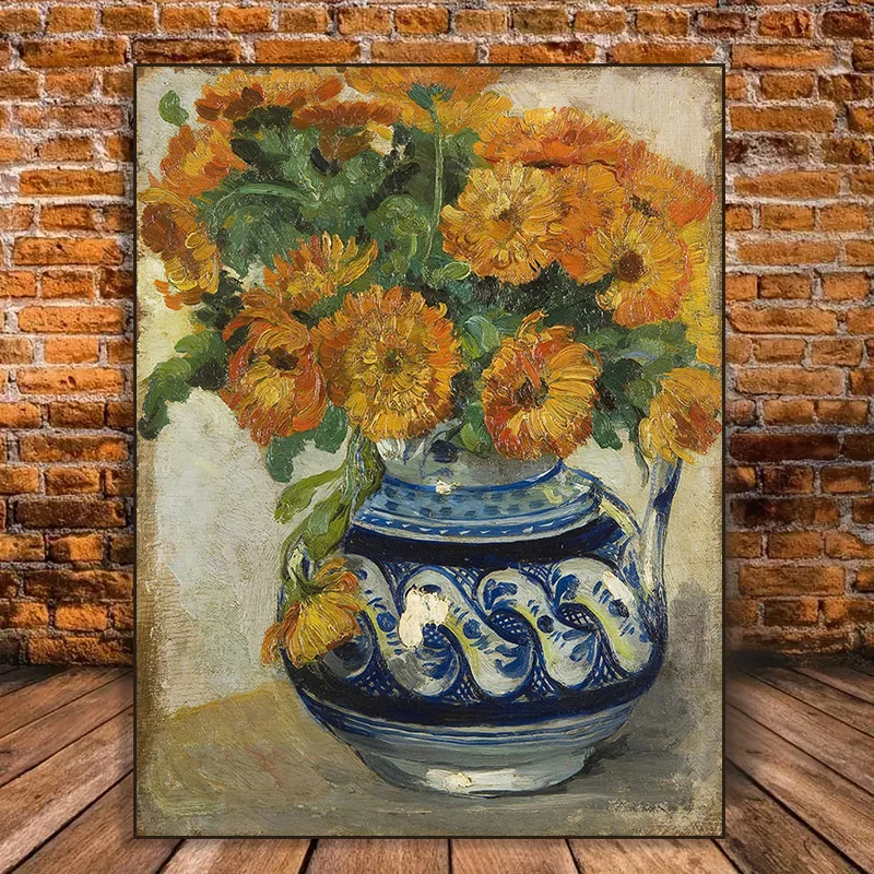 

1pc No Frame Sunflowers Canvas Painting Prints Sunflowers Wall Art Prints Yellow Flowers Canvas Artwork Poster Home Decor