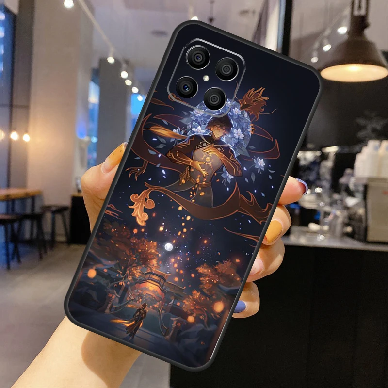 Genshin Tác Động Ốp Lưng Điện Thoại Huawei P50 P40 P30 P20 Lite Pro Nova 5T P Thông Minh 2021 Danh Dự X8 x7 X9 50 Ốp Lưng