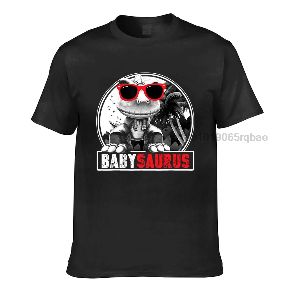 Babysaurus Kid T Rex Saurus Matching Family T-Shirt Printingparty Tops Tees Harajuku Cotton Men T Shirts