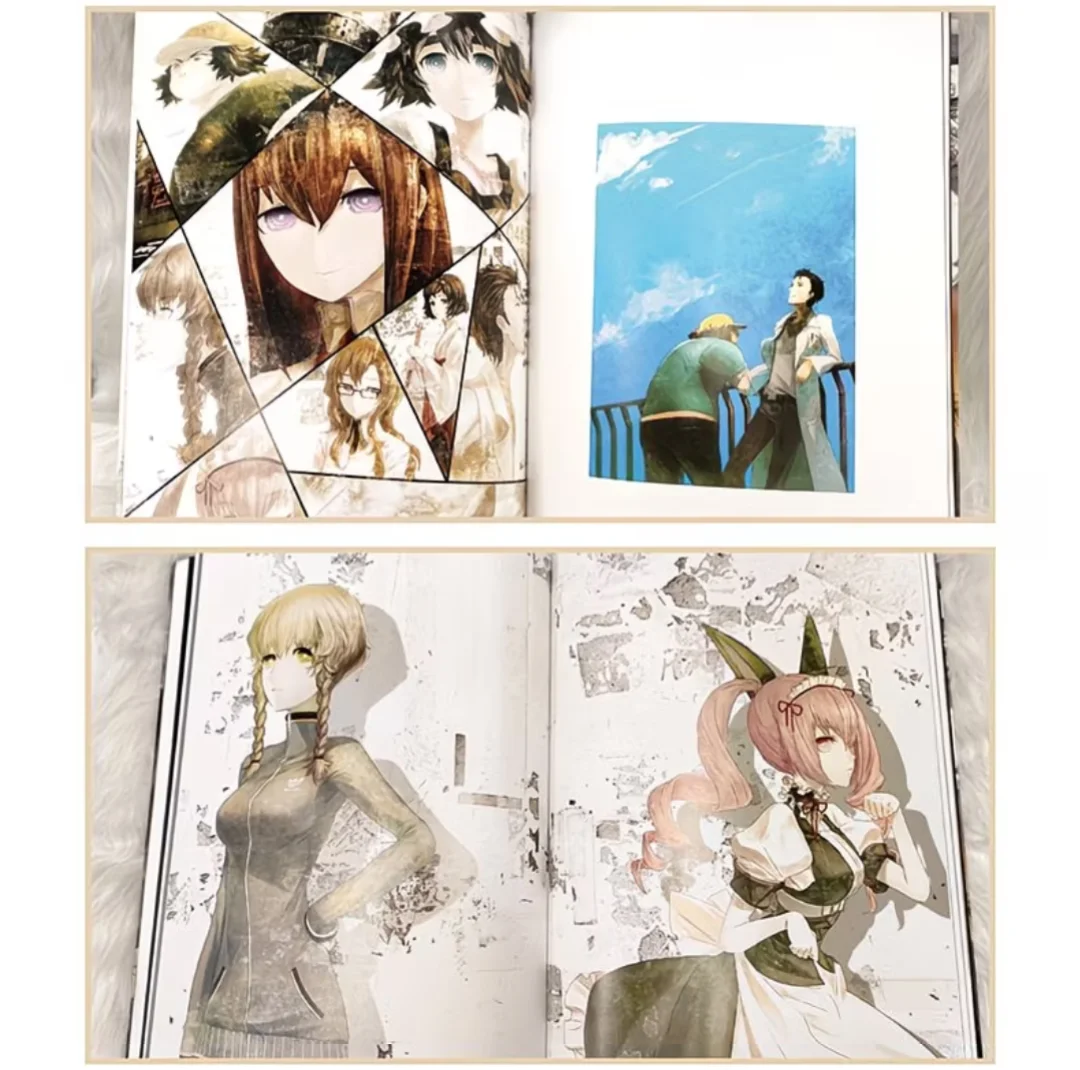 1 book Tv Anime Steins Gate Official Art Book Illustration Collection Steins Gate 0 Official Data Setting in Chinese