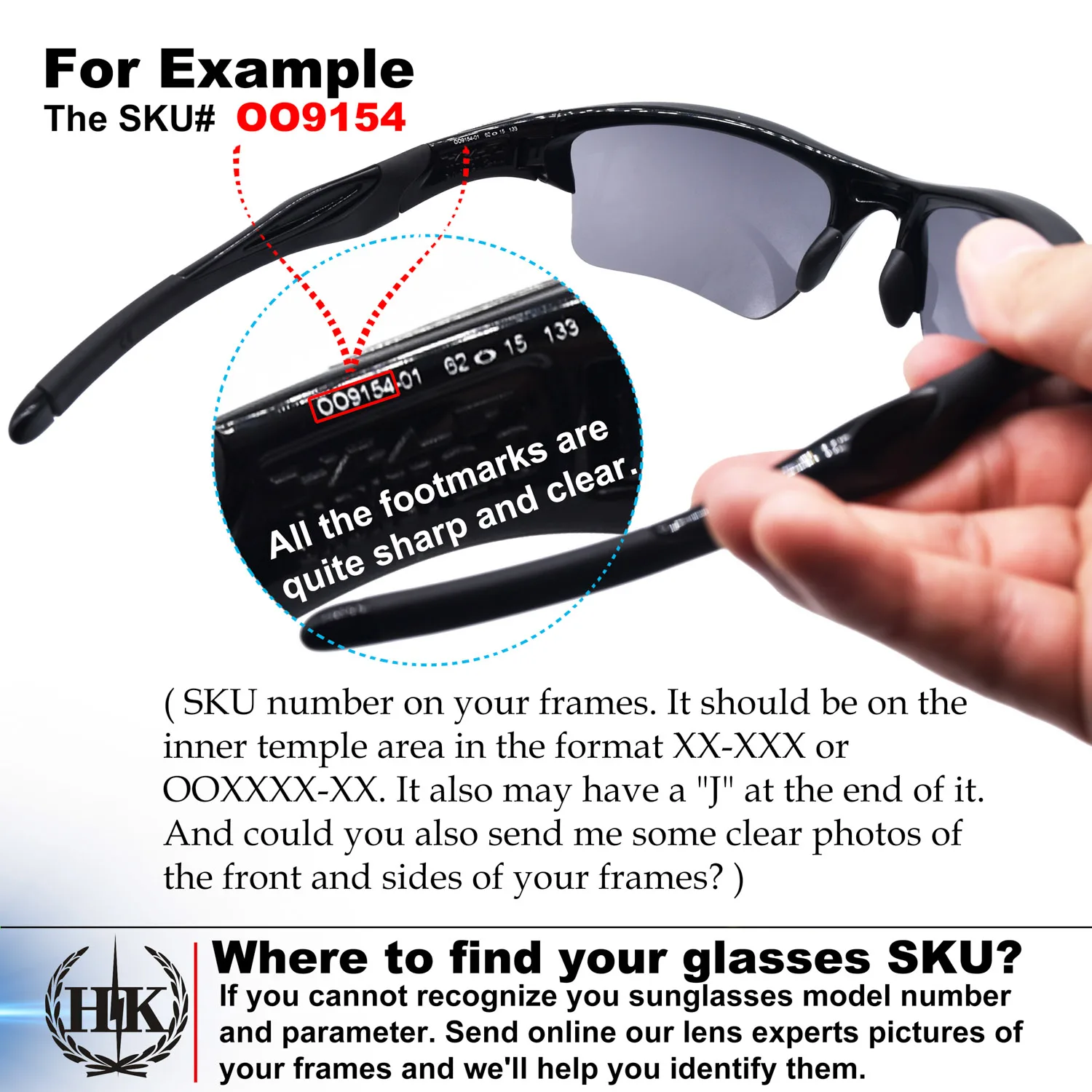 HKUCO 2개 렌즈용 호환/교체품 수트로 라이트 스윕 OO9465 24K 골드 편광