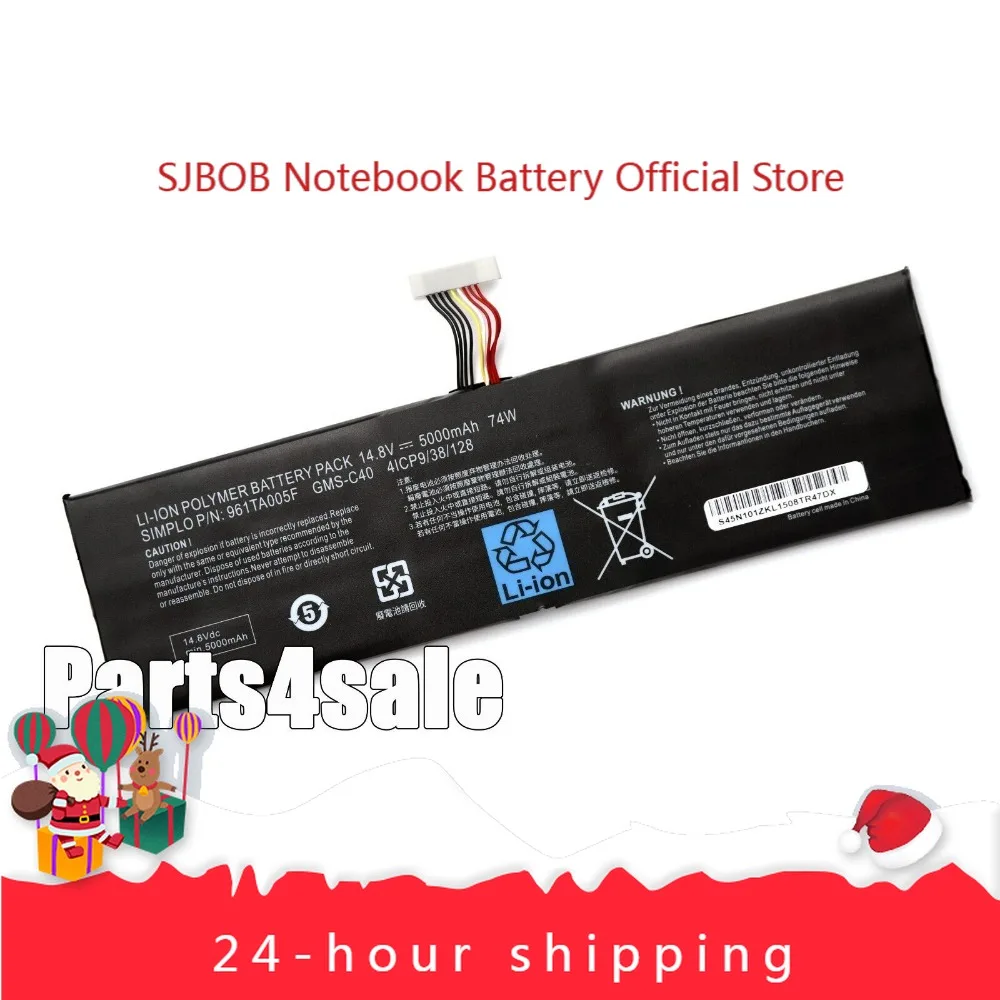 

Genuine GMS-C40 Battery For RAZER Blade Pro 2013 2015 RZ09-009911010 961TA005F laptop battery