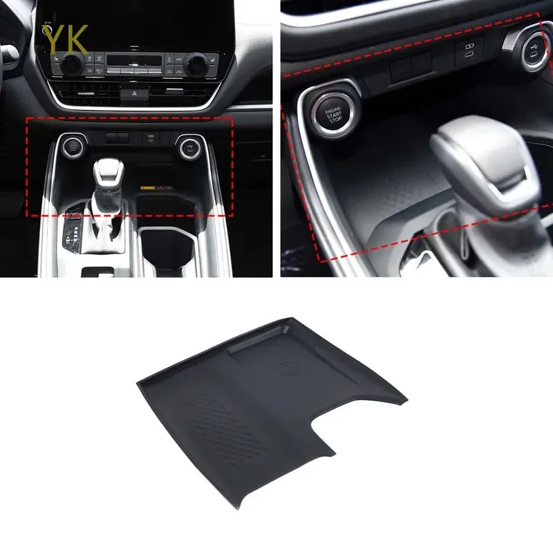 

For Toyota Grand Highlander 2024-2025 Silicone Car Anti-Slip Pad Wireless Charger Anti Dirt Pad Interior Car Accessories