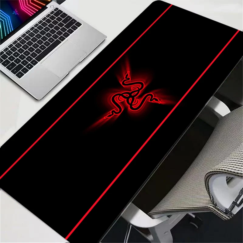 لوحة ماوس RAZER الاحترافية للرياضات الإلكترونية، حافة قفل سريعة، لوحة ماوس مطاطية للمكتب، حصيرة لوحة مفاتيح عصرية فاخرة