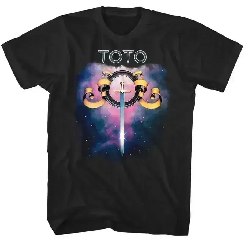 Toto Debut Album Cover Men'S T Shirt Space Galaxy 80'S Pop Music Group