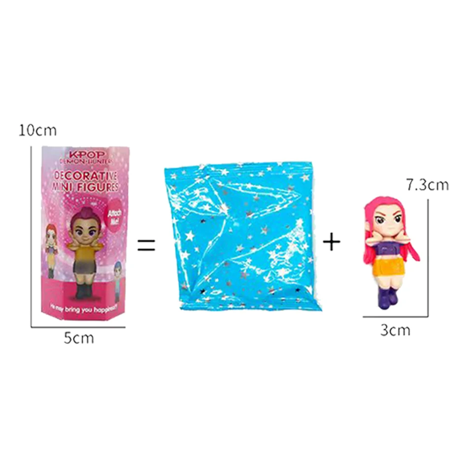 Nueva venta caliente Kpop Demon Hunters caja ciega serie figuras de Anime adornos muñecas Fans niños regalo de cumpleaños caja ciega aleatoria