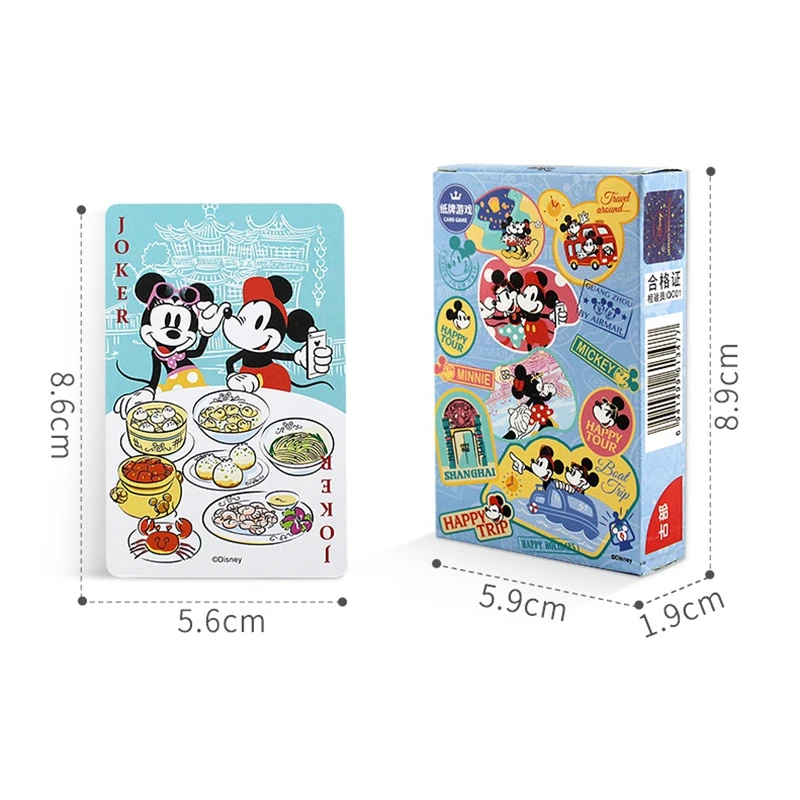 Disney Series Mickey Minnie Frozen Ana Elsa Avenger Hulk Iron Man Spiderman Paper Playing Cards Casual Tabletop Games Card Game