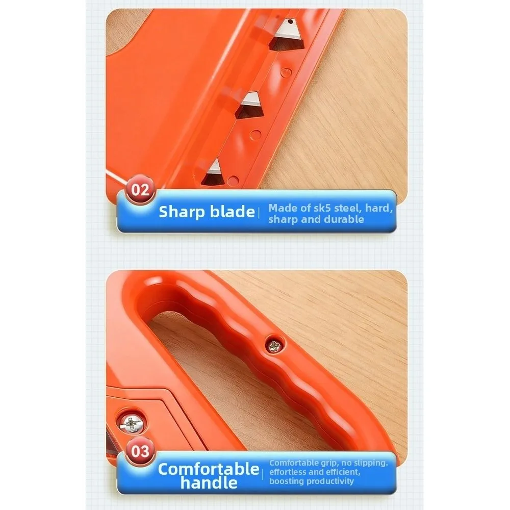 

Sharp Edge Plasterboard Cutter 45° /60° Angle Precise Chamfering Edge Chamfering Tool Quick Cutter Portable Design