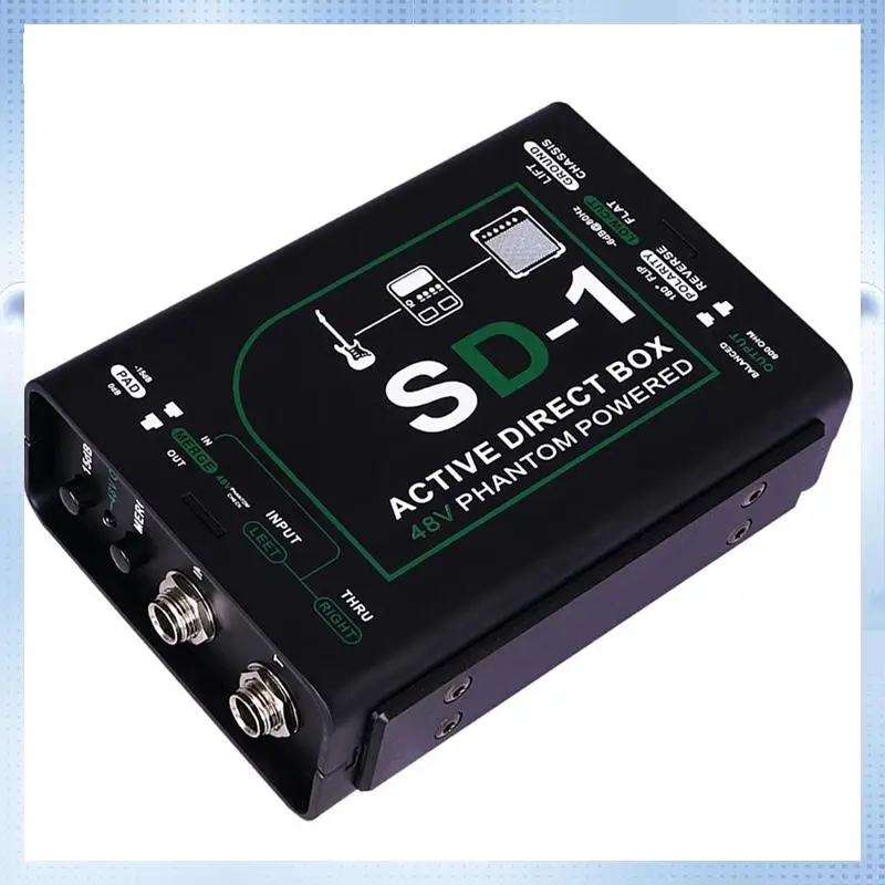 

BA-Bass DI Box Instrument Sensor Nstrument Mono DI Box Mono DI Box Active Series Effect Device Active Direct Box