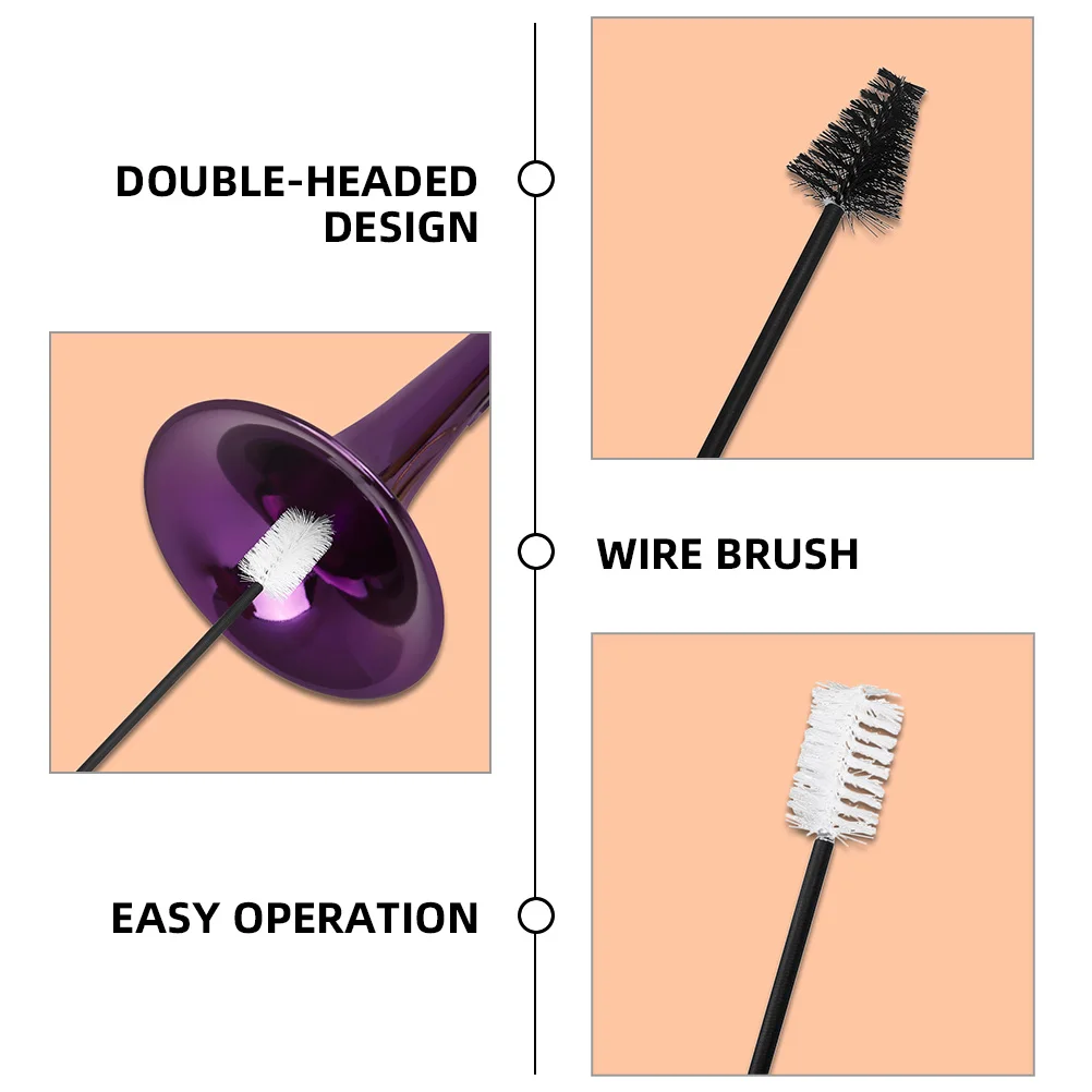 

Saxophone Cleaning Brush Small Size Double Headed Bristle Rope for Sax Tenor Flute Cleaning Tool Instrument Maintenance