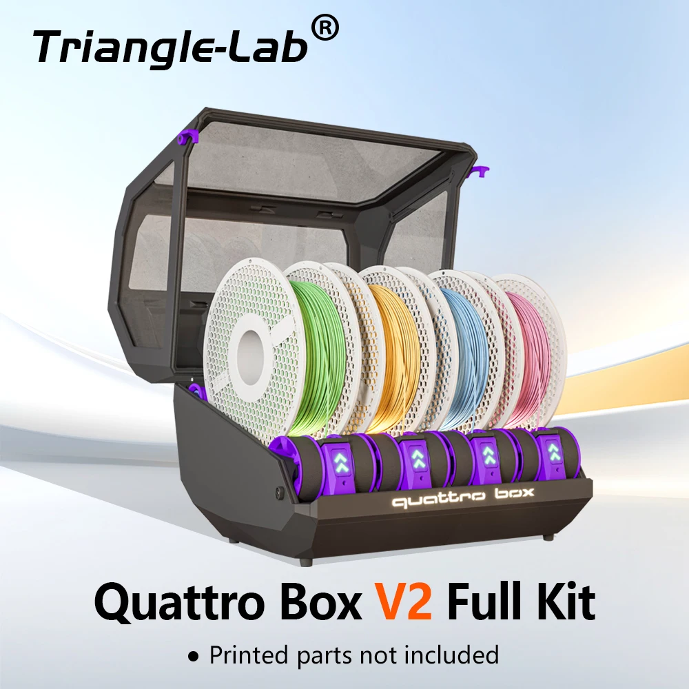 Trianglelab® QuattroBox V2 Full Upgrade Kit Heaters 3D Printer Parts with PSF For Type B MMU Voron2.4/Trident DIY AMS Klipper