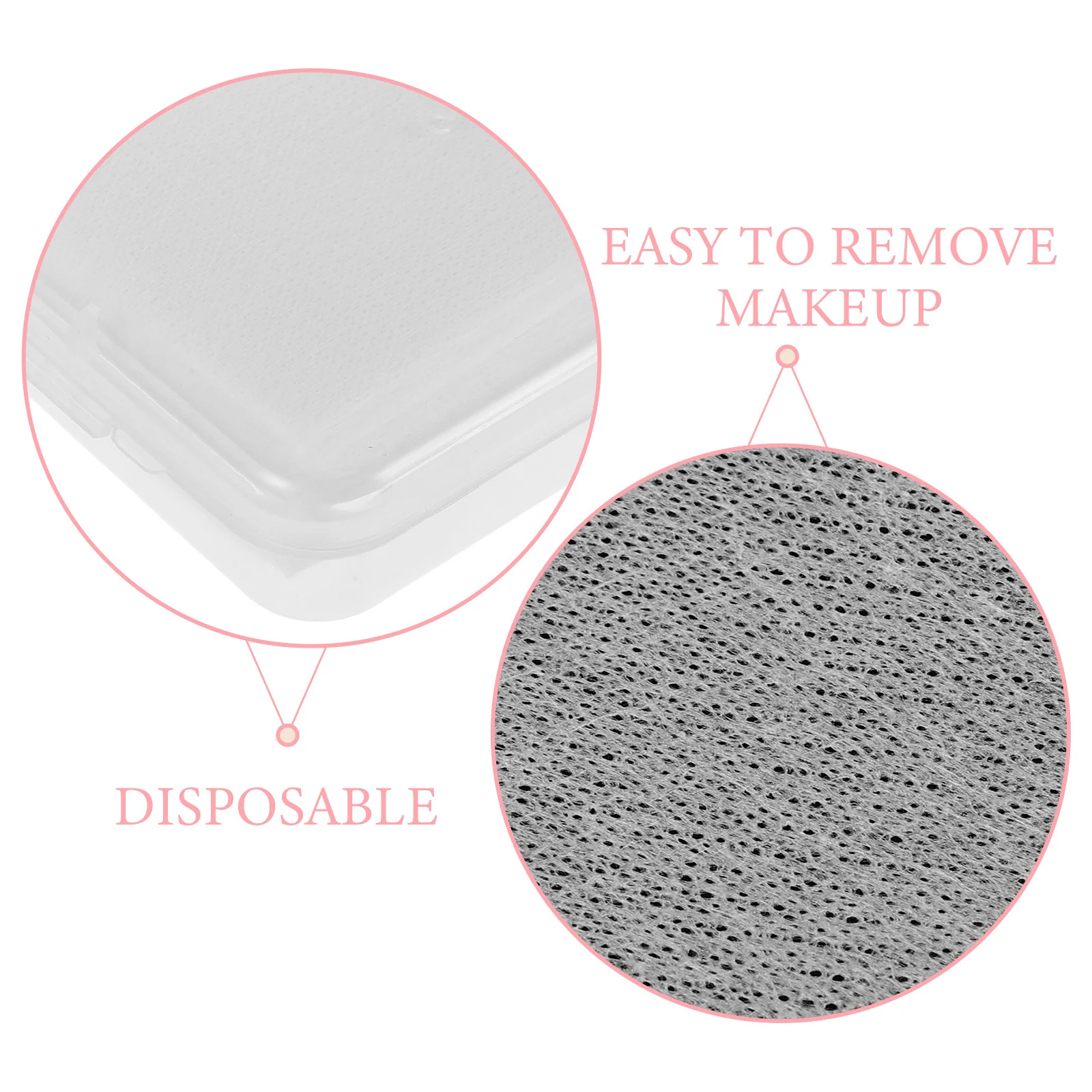 80 Uds. Almohadillas de algodón ultrafinas para pieles sensibles, exfoliantes suaves, hidratantes, desechables, sin pelusa, eliminación de maquillaje