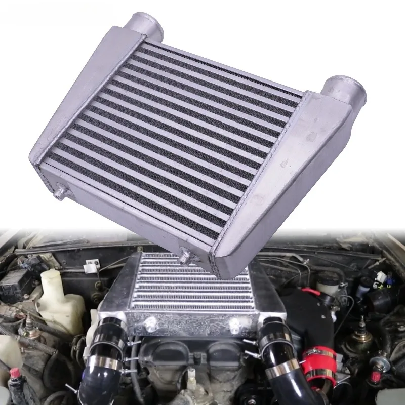 

Automotive Intercooler Universal 280x270x66MM-63MM Intake Turbine Radiator Modified with Aluminum Tube