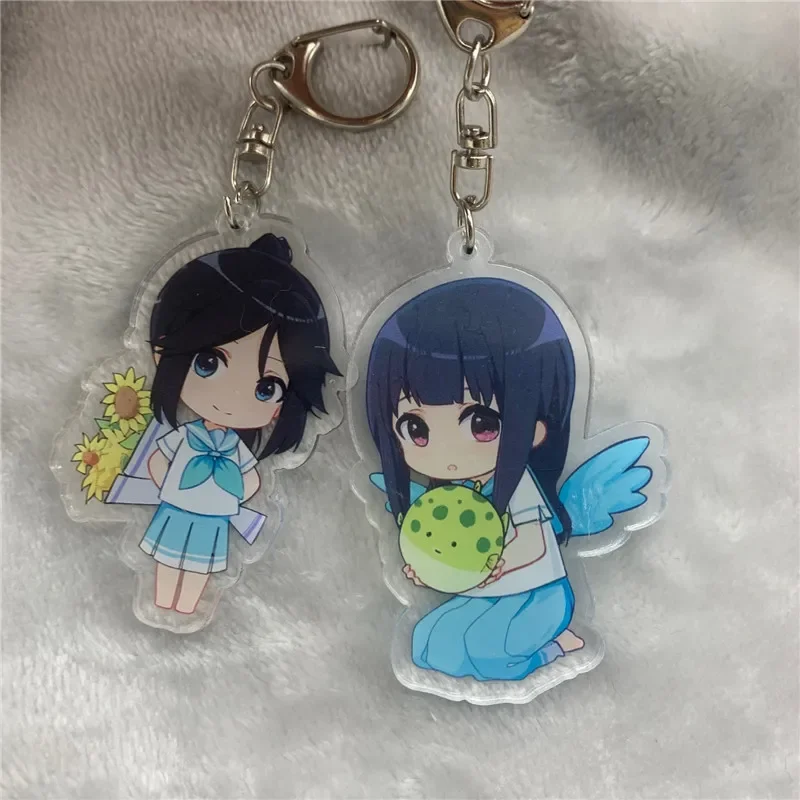 Anime Keychain Yoroizuka Mizore Kasaki Nozomi Acrylic Keyring strap Figure Hanging Accessories 6cm