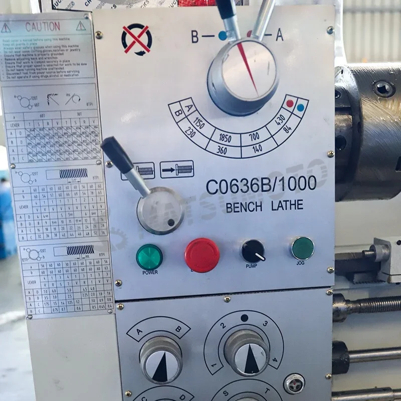 C0636B swing over bed 360mm bench lathe machines lathe machine price mini torno metal lathe metal machine