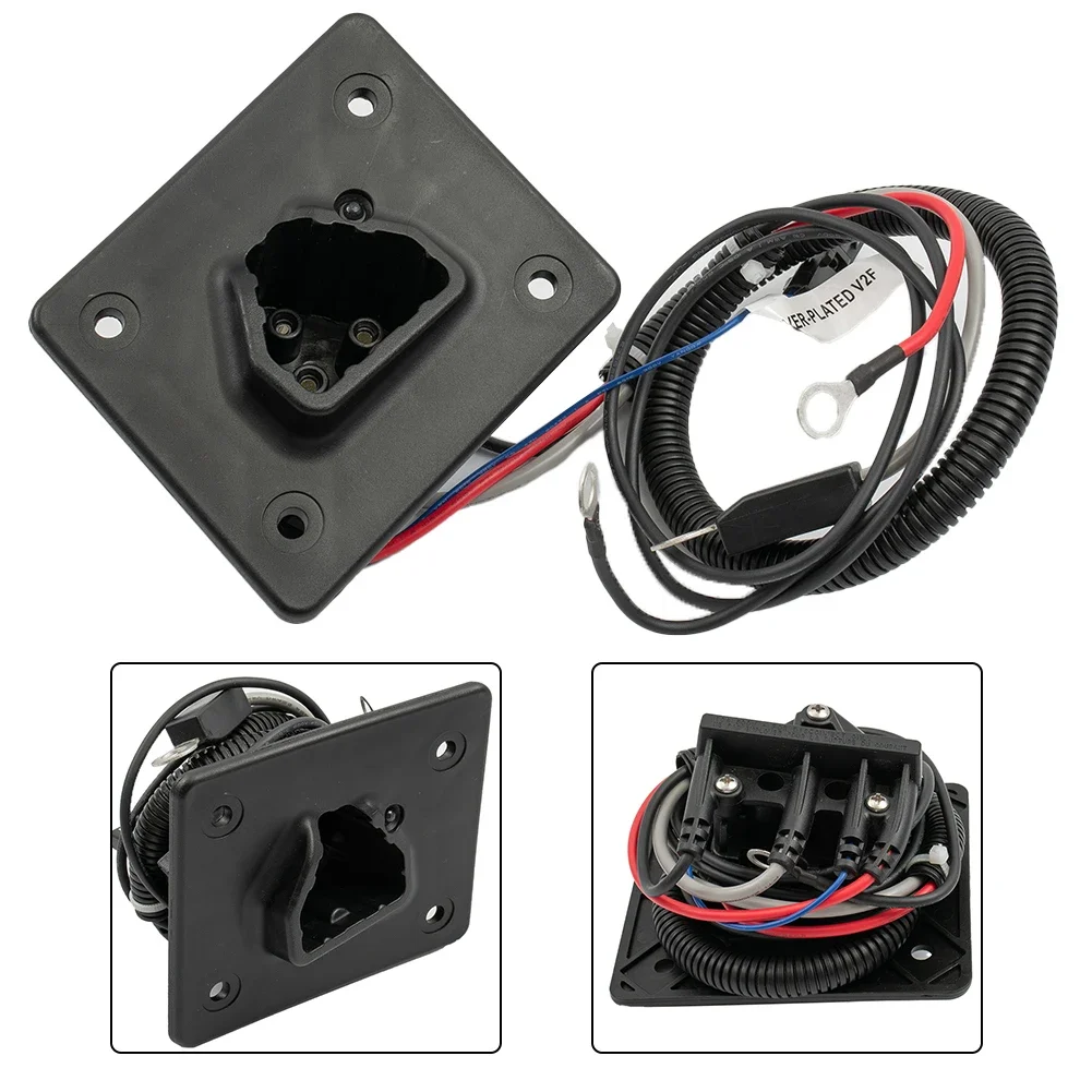 

1pcs Car 48V Cart Charge Receptacle For EZGO TXT RXV 602529 Cart Charge Receptacle Car Accessories