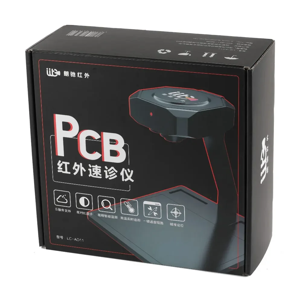 เครื่องมือวินิจฉัยภาพความร้อน 3 มิติ TLF Elekworld QIANLI Super Cam X Langchi LC-AD11 PCB IR Can 2s สำหรับซ่อมโทรศัพท์มือถือ