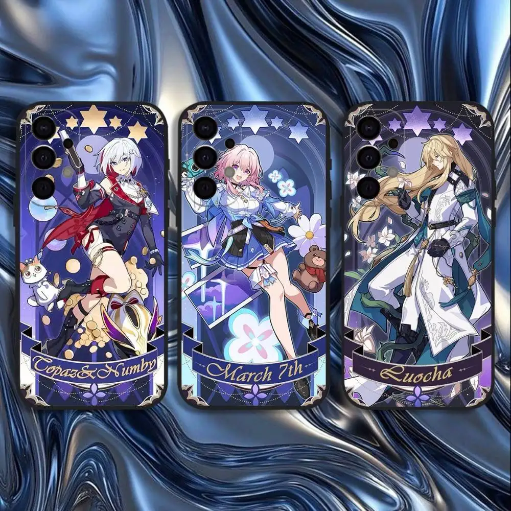 

Game Honkai Star Rail Phone Case For Samsung S25,S24,S21,S22,S23,S30,Ultra,S20,Plus,Fe,Lite,5G Black Cover