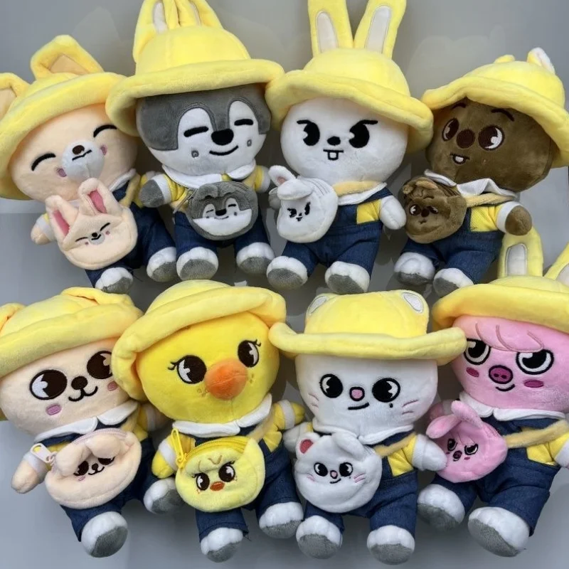 

New Skzoo Spring Kindergarten Cartoon Stray Children Cute Plush Pendant Doll Sitting Pendant Doll Holiday Gift