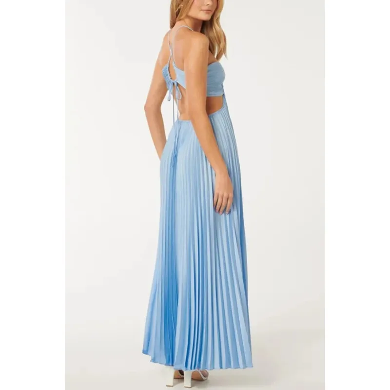 Verão elegante sexy fora do ombro plissado maxi vestidos uma linha vestidos de convidados de casamento para mulheres baile longo balanço flowy vestido formal