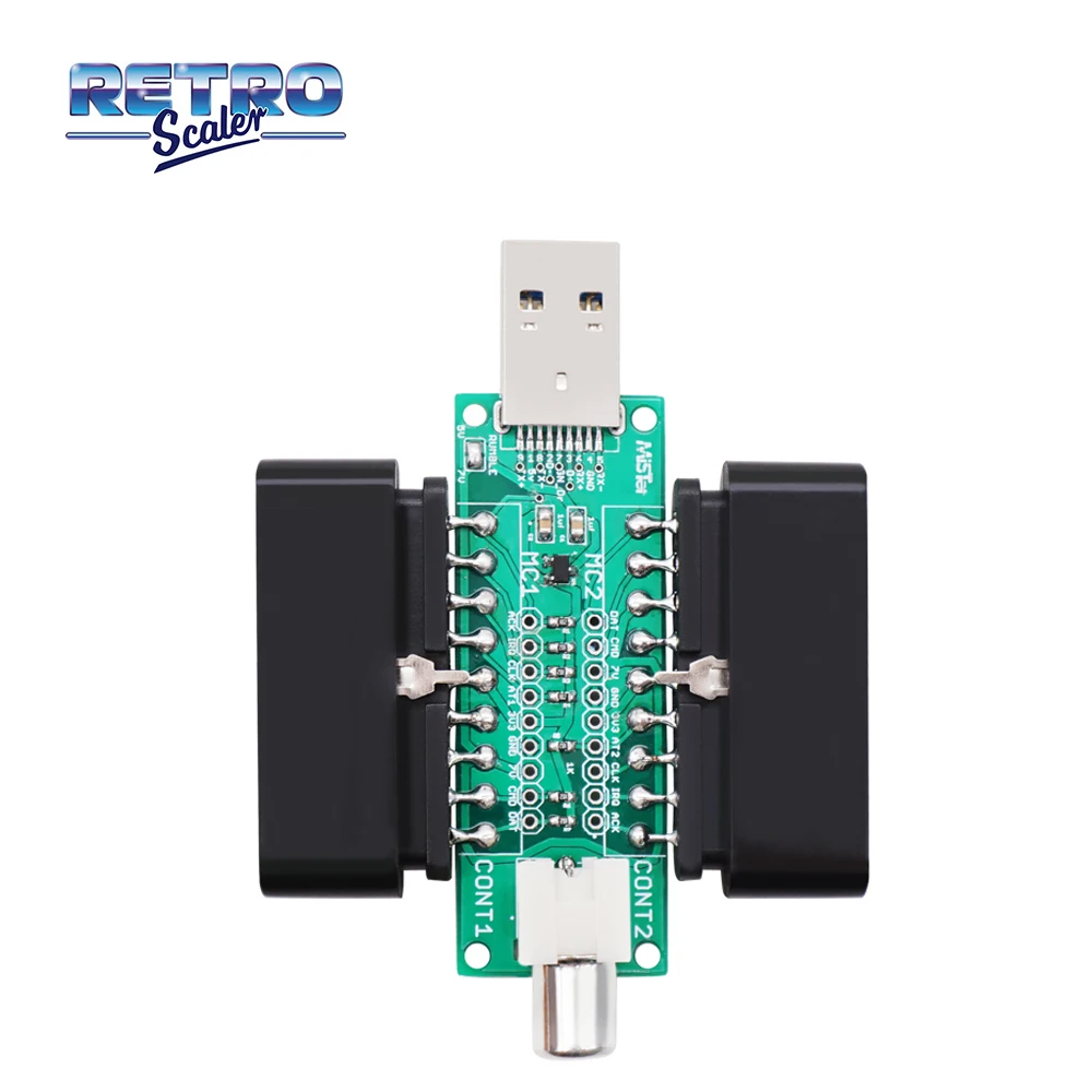 RetroScaler USB 3.0 SNAC Playstation PSX Bộ Điều Khiển Chuyển Đổi Nguồn Cho DE10-Nano MiSTerFPGA Thương IO Ban
