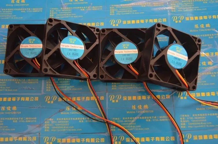 New 7025 70MM 70*70*25MM DC 12V 24V Computer case  fan CPU Cooling fan with 3pin