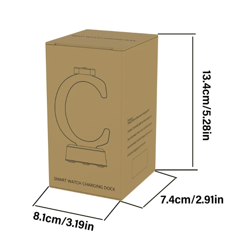 قاعدة شحن عمودية للساعة 3 (41 ملم/45 ملم)/ساعة 2 ساعات ذكية سلك شحن مغناطيسي