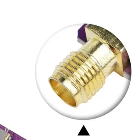 Aviation ADS-B Installation Purple 1090MHz ADS-B Filter Compact Signal Receiver Transmitter USB-C Powered 21dB Gain