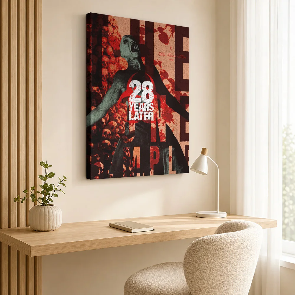 28 Years Later Movie Canvas Poster Personalized Photo Vintage Movie Wall Paintings Decoration for Man Cave Gift for Collectors