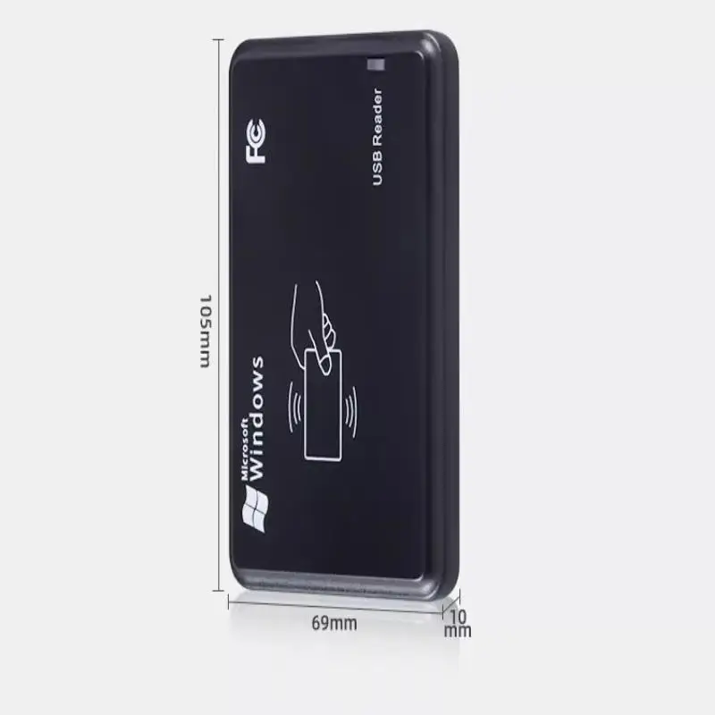 125KhZ 13.56MHz USB Proximity Sensor Smart RFID ID Card Reader Access Control EM4100 EM4305 T5577 Compatible Tags No Need Driver