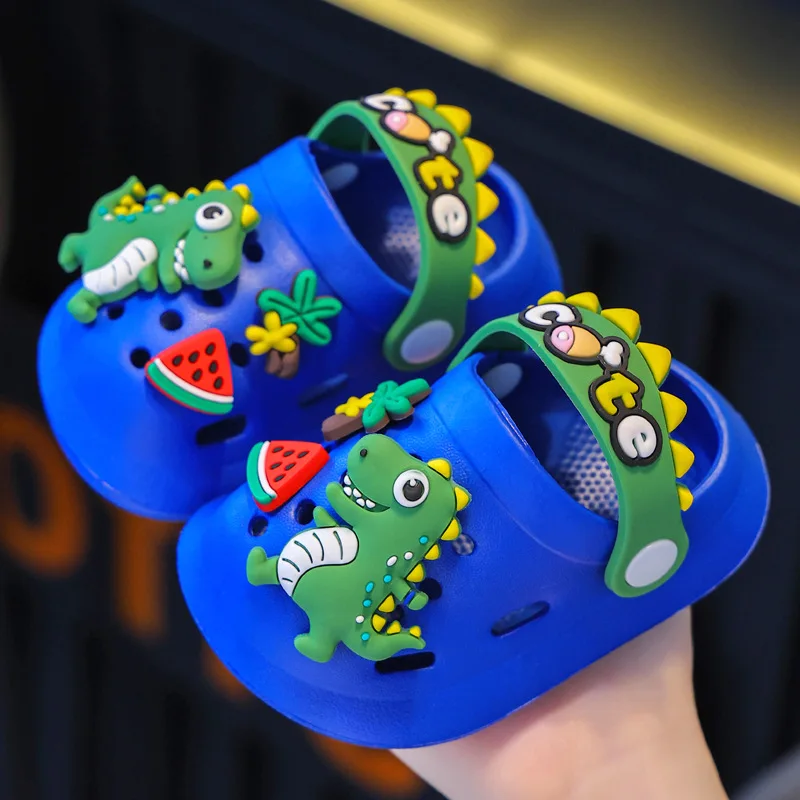 New Summer Sandals Children\'s EVA Slippers Baby Girls Shoes Non-Slip Cartoon Cute Infant Boys Garden Beach Sandals Shoes Kids