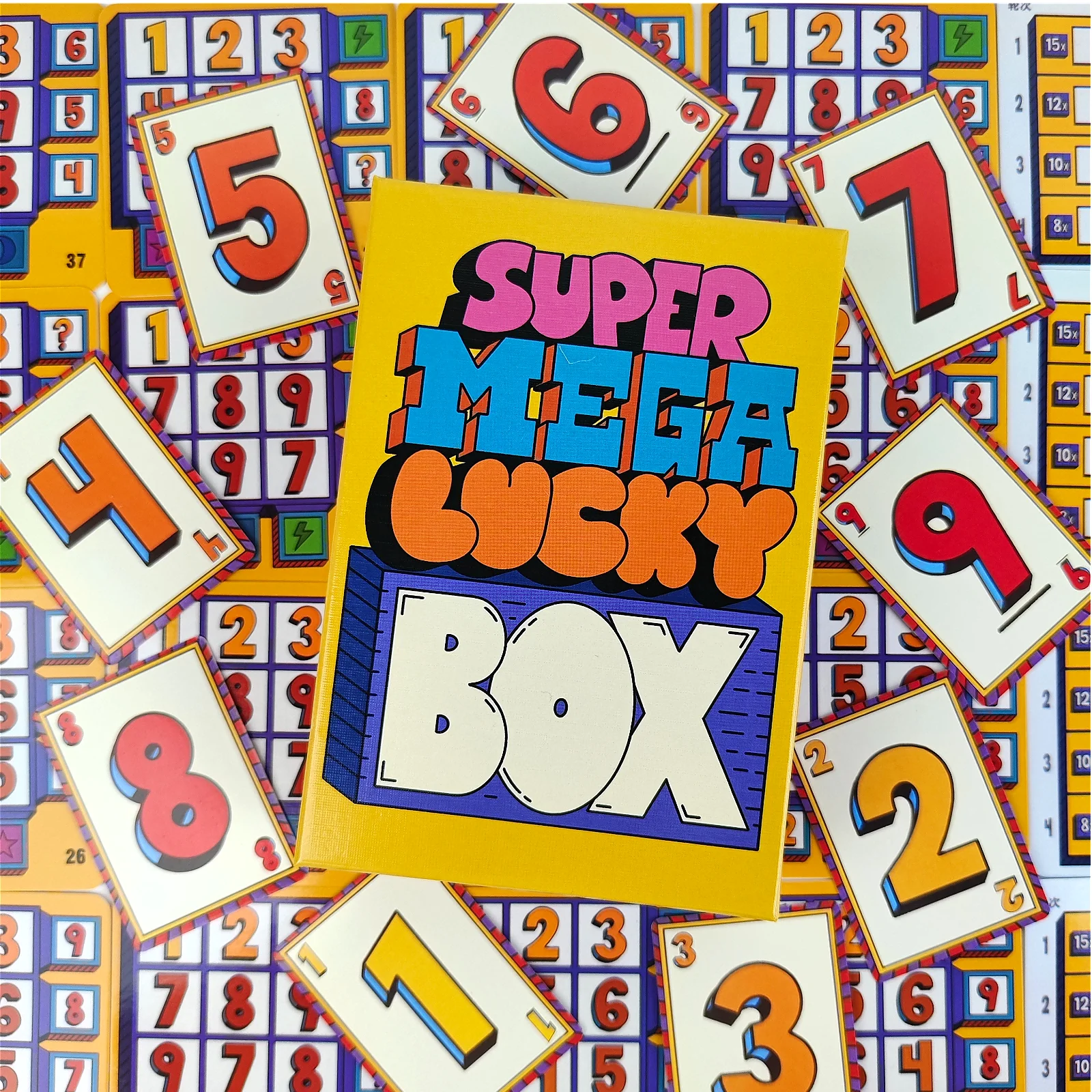 

Super Mega Lucky Box Interactive Card Game - Fun Party Board Game for Adults with Social Deduction & Luck