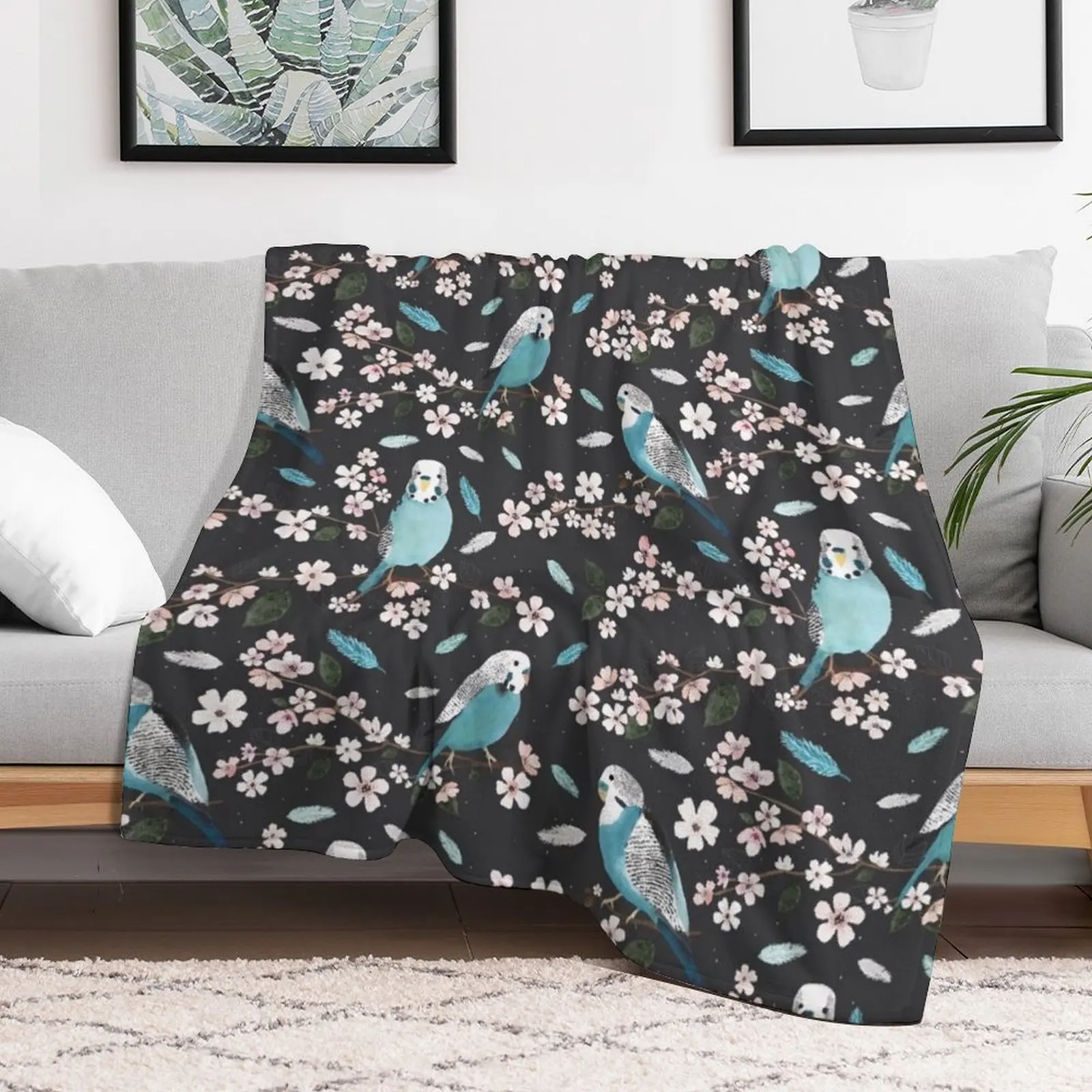 Budgie Throw Blanket Luxury Thicken Blankets For Bed Luxury For Decorative Sofa Blankets