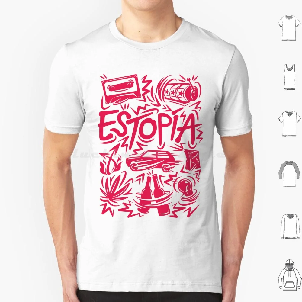 Estopía : Estopa 25th Anniversary Tour T Shirt Cotton Men Women DIY Print Estopy Tow Estopia David Mu ? Oz Jose Mu ? Oz Stoppic