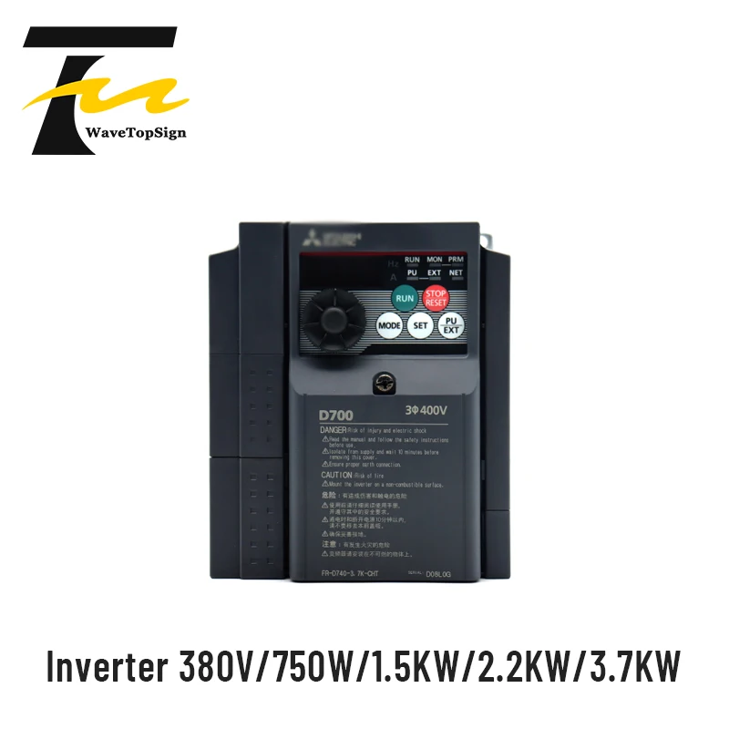 WaveTopSign inverter 3 Phase 380V FR-D740-0.75K-CHT FR-D740-2.2K-CHT FR-D740-3.7K-CHT FR-D740-7.5K-CHT