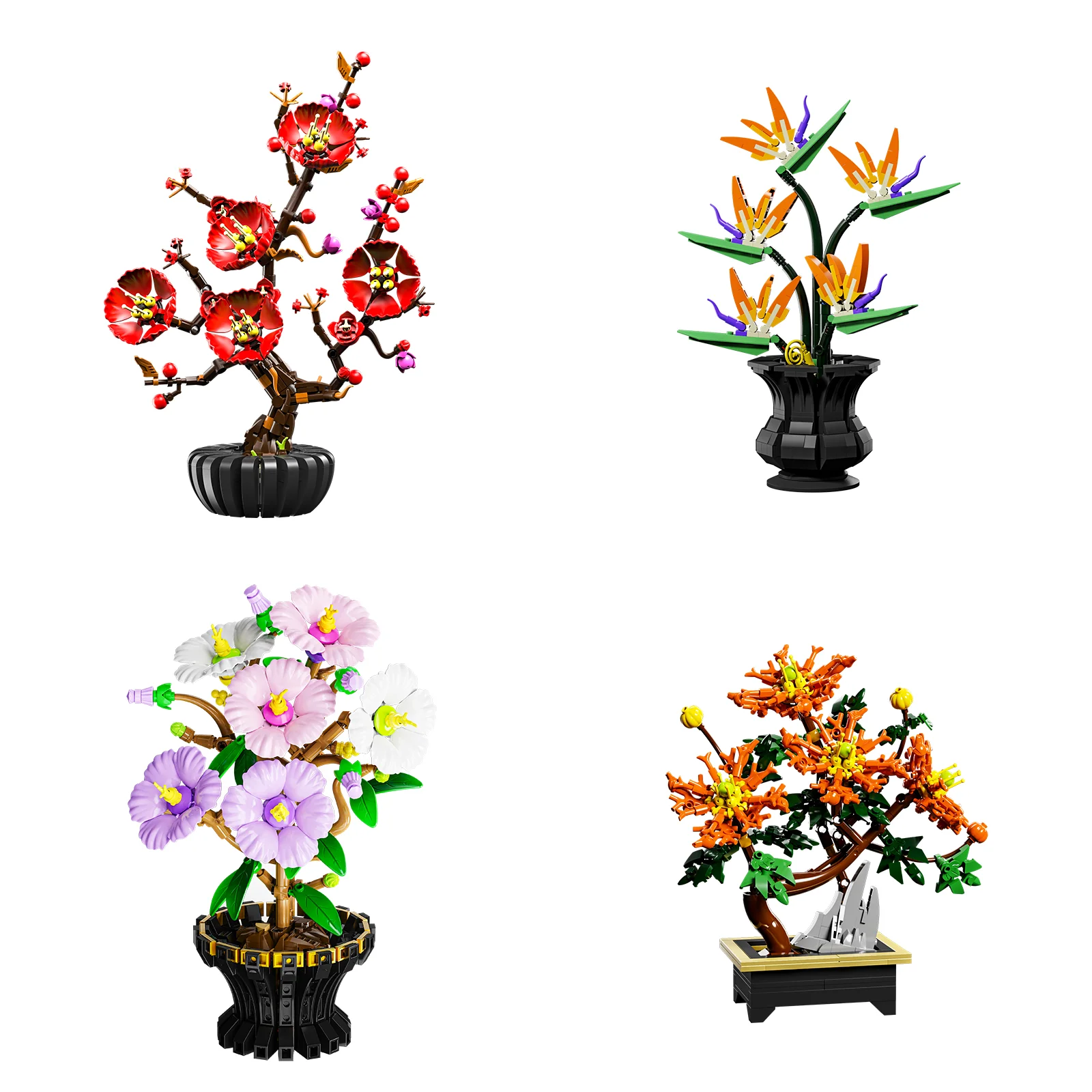 

Конструктор-бонсай: Искусственные растения, украшения для дома, настольные декорации, сборные игрушки, подарки на день рождения для девочек