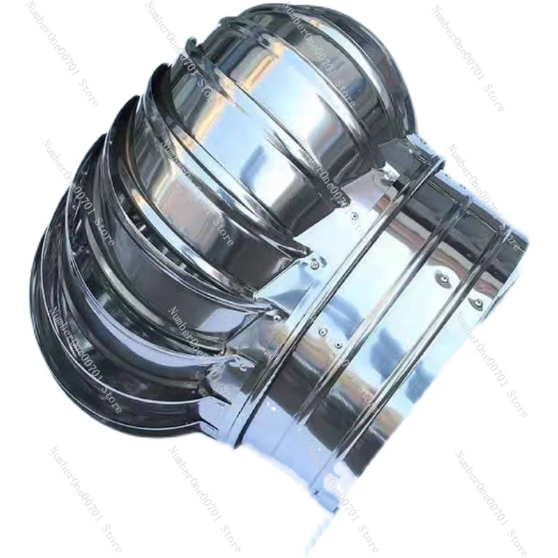 304 Stainless Steel Roof Exhaust Cap Factory Roof Ventilation Ball Flue 450 Type