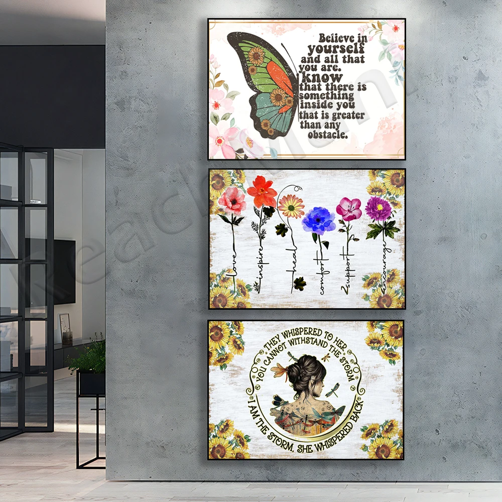 Sunflower you are my sunshine, positive flower social worker poster, positive self care, therapy office, calm down, CBT poster