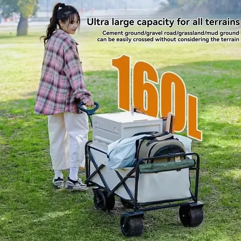 Camping Carts, Foldable Outdoor Storage Carts, Picnic Carts, Camping Trailers, Storage Carts, Pull Rods, and Small Carts