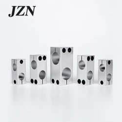 Pillar fixing clamp vertical fixed diameter fastening aluminum alloy optical axis cross block steel pipe fixing bracket connecti